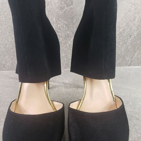 THINGS II COME Cut Out Ankle Boots 8.5 Jelyn Suede Pointed Shooties Booties - Picture 3 of 12